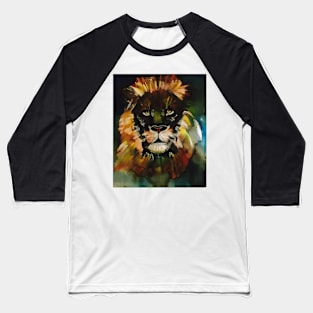 Orange lion Baseball T-Shirt